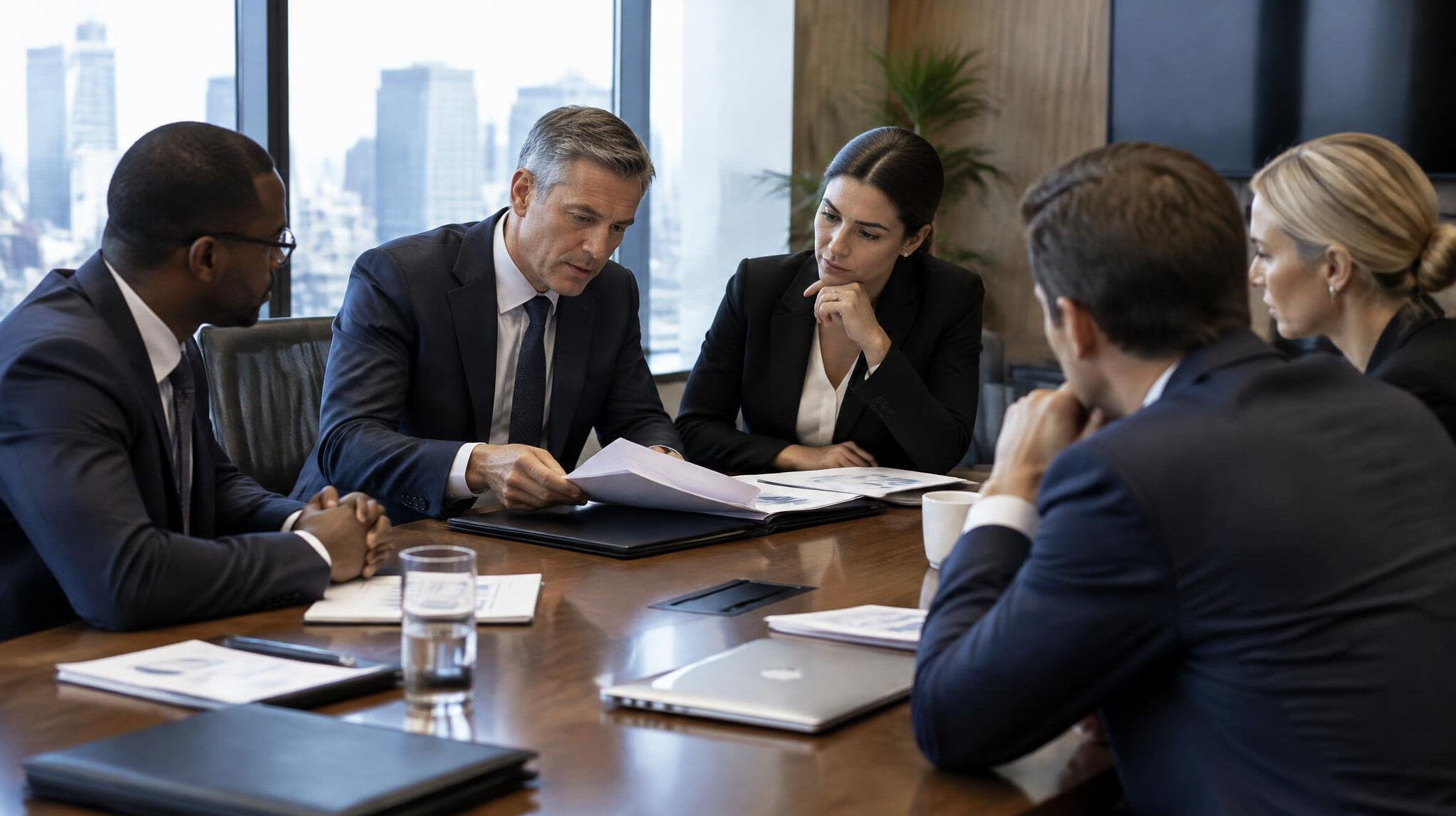 corporate executives meeting