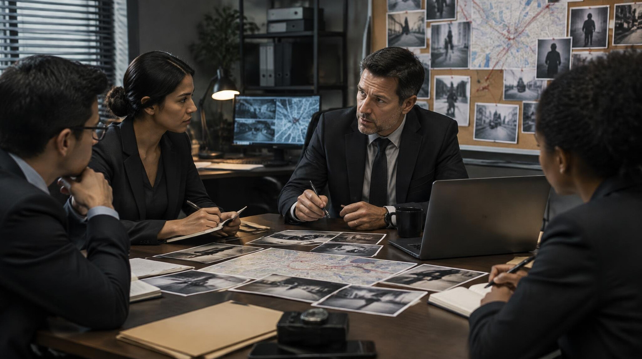 team meeting for investigation